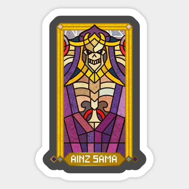 Ainz Ooal Gown - Overlord Sticker by vizcan